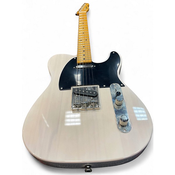 Used Squier Classic Vibe Telecaster Trans White Solid Body Electric Guitar