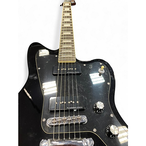 Used Pure Salem WOOD SOUL Black Solid Body Electric Guitar