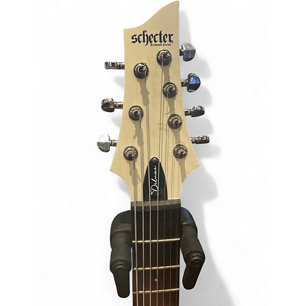 Used Schecter Guitar Research C-7 White Solid Body Electric Guitar