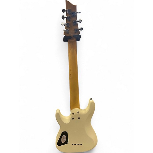 Used Schecter Guitar Research C-7 White Solid Body Electric Guitar