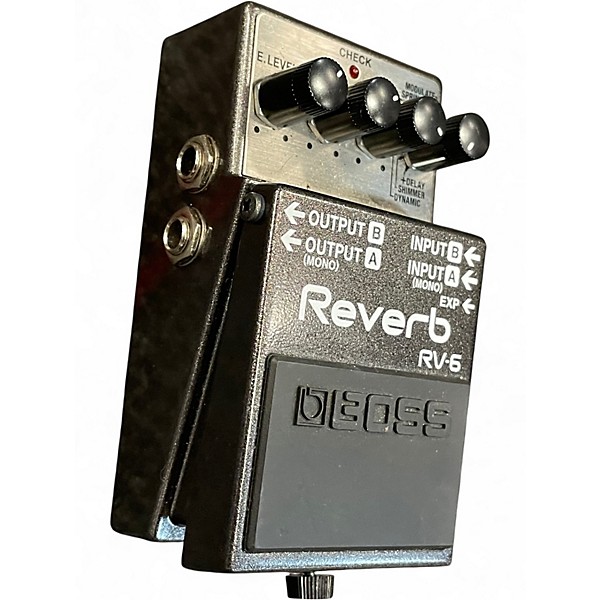 Used BOSS RV6 Digital Reverb Effect Pedal