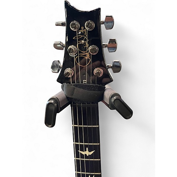 Used PRS S2 CUSTOM 24-08 Trans Black Solid Body Electric Guitar