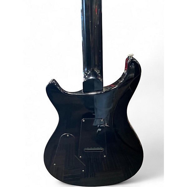 Used PRS S2 CUSTOM 24-08 Trans Black Solid Body Electric Guitar