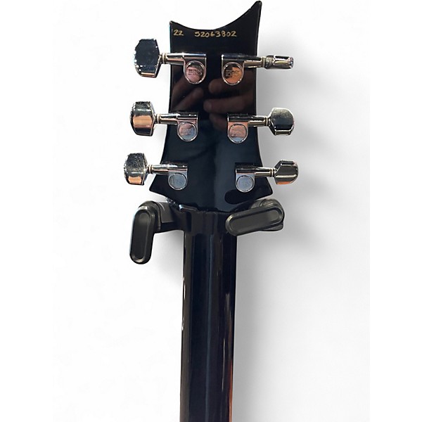 Used PRS S2 CUSTOM 24-08 Trans Black Solid Body Electric Guitar