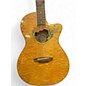 Used Luna Fauna Hummingbird Parlor Natural Acoustic Electric Guitar