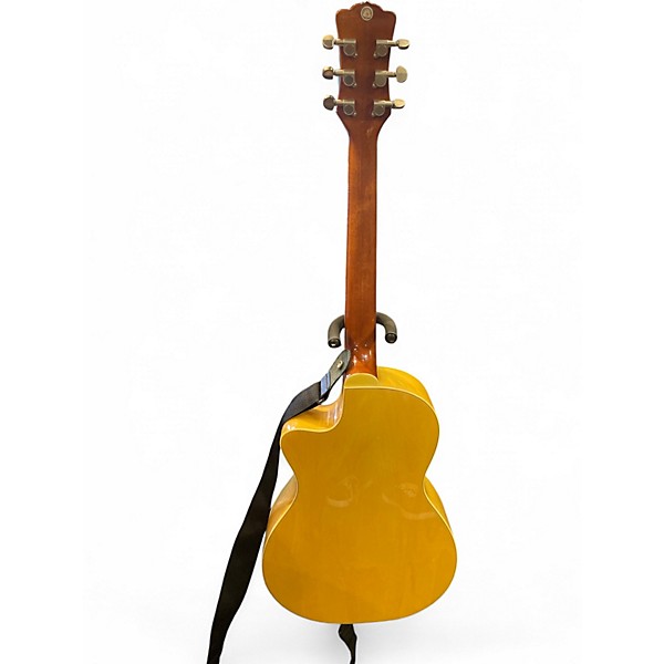 Used Luna Fauna Hummingbird Parlor Natural Acoustic Electric Guitar