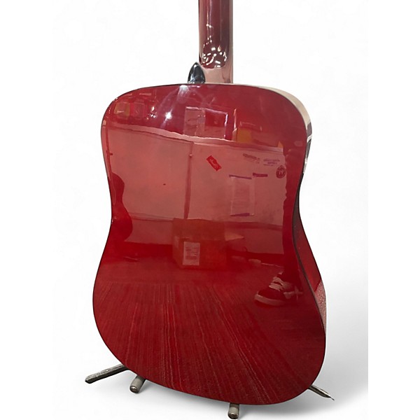 Used Squier SA-150 Natural Acoustic Guitar