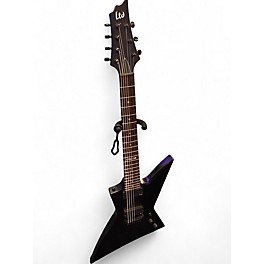 Used 2011 ESP EX307 Satin Black Solid Body Electric Guitar