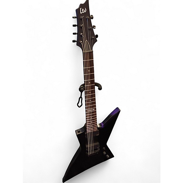 Used 2011 ESP EX307 Satin Black Solid Body Electric Guitar