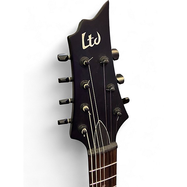 Used 2011 ESP EX307 Satin Black Solid Body Electric Guitar
