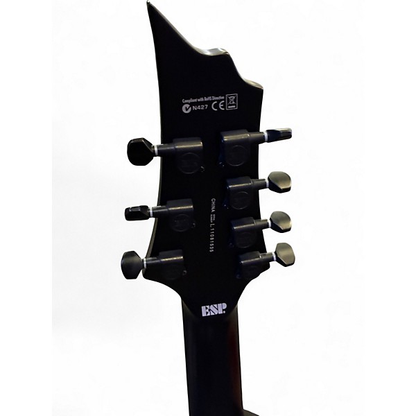 Used 2011 ESP EX307 Satin Black Solid Body Electric Guitar