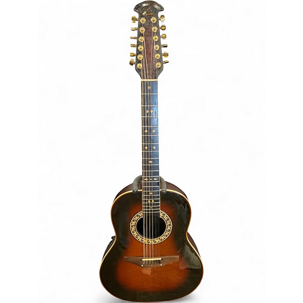 Used Ovation 1756 LEGEND 12 STRING 3 Color Sunburst 12 String Acoustic Guitar