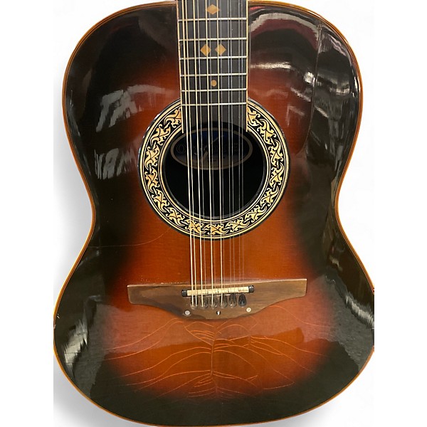 Used Ovation 1756 LEGEND 12 STRING 3 Color Sunburst 12 String Acoustic Guitar