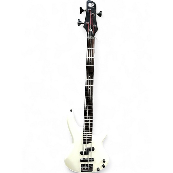 Used Ibanez SR400 Vintage White Electric Bass Guitar