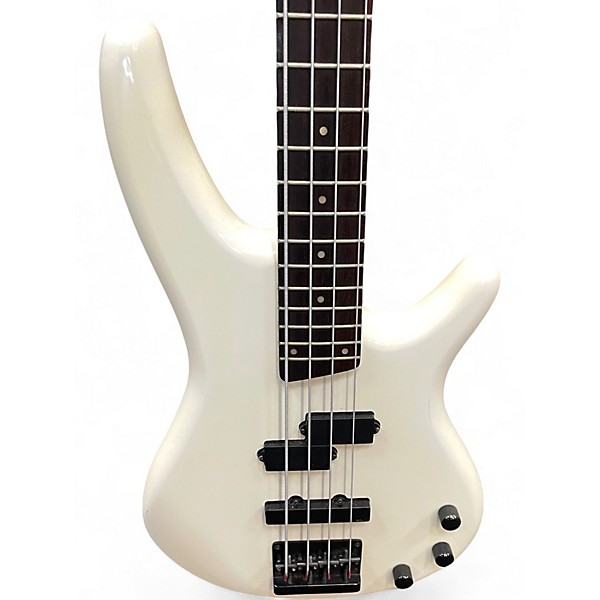 Used Ibanez SR400 Vintage White Electric Bass Guitar