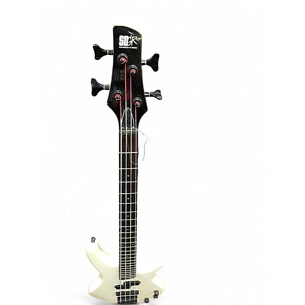 Used Ibanez SR400 Vintage White Electric Bass Guitar