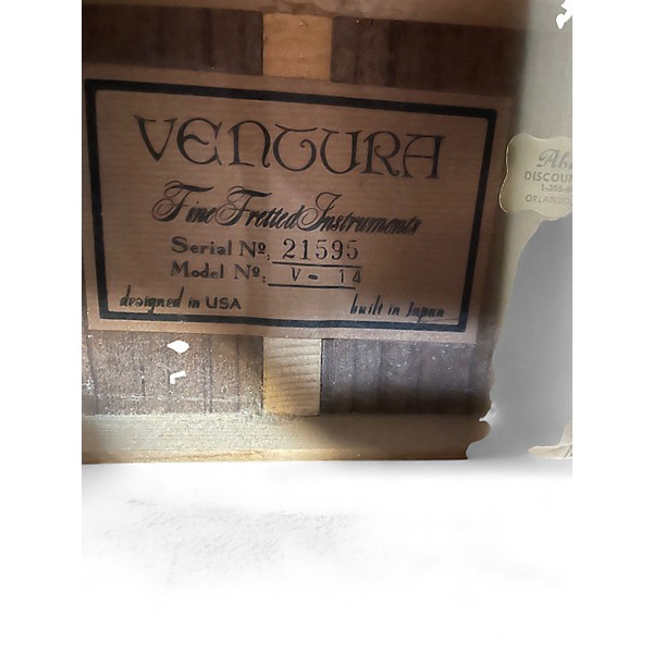 Used Ventura V14 Natural Acoustic Guitar