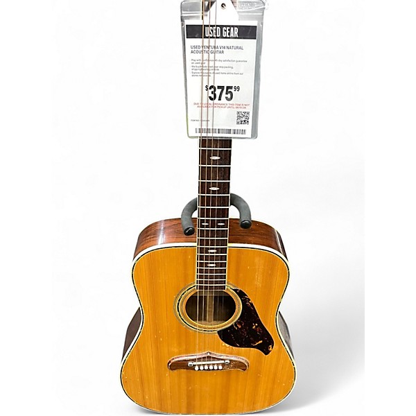 Used Ventura V14 Natural Acoustic Guitar