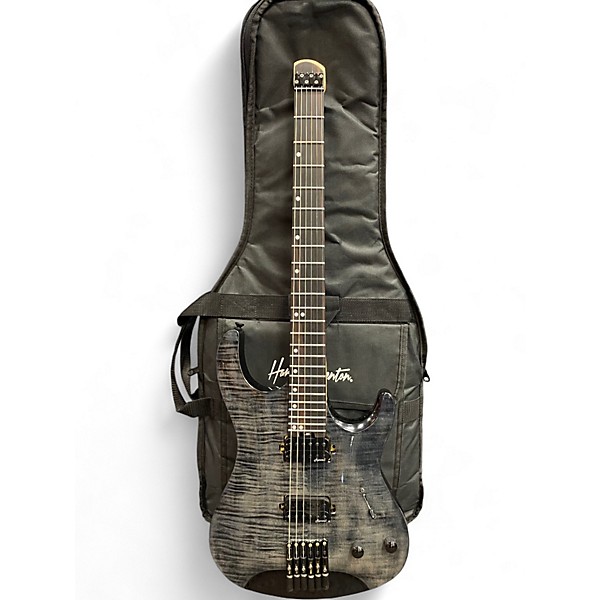 Used Harley Benton DULLAHAN Trans Black Solid Body Electric Guitar