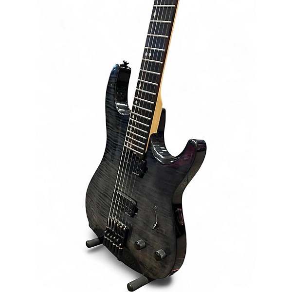 Used Harley Benton DULLAHAN Trans Black Solid Body Electric Guitar