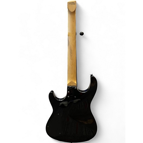 Used Harley Benton DULLAHAN Trans Black Solid Body Electric Guitar