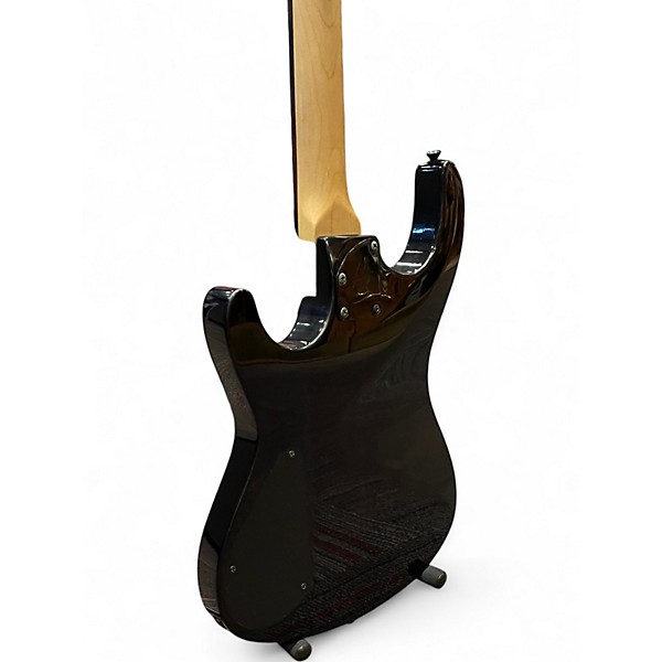 Used Harley Benton DULLAHAN Trans Black Solid Body Electric Guitar