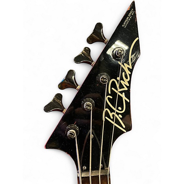 Used B.C. Rich PLATINUM SERIES CUSTOM Electric Bass Guitar