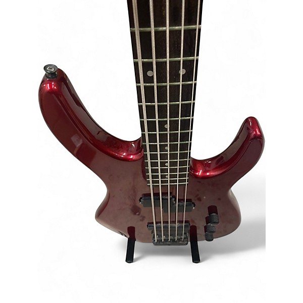 Used Fender  SQUIER Candy Apple Red Electric Bass Guitar