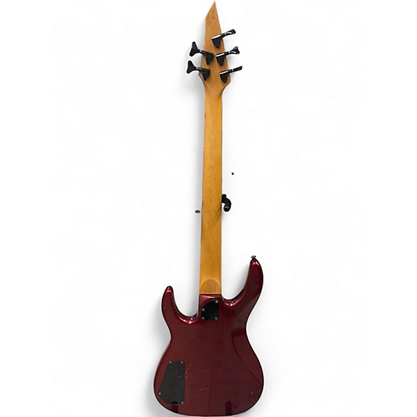 Used Fender  SQUIER Candy Apple Red Electric Bass Guitar