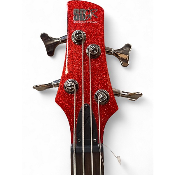 Used Ibanez SR300 RED SPARK Electric Bass Guitar