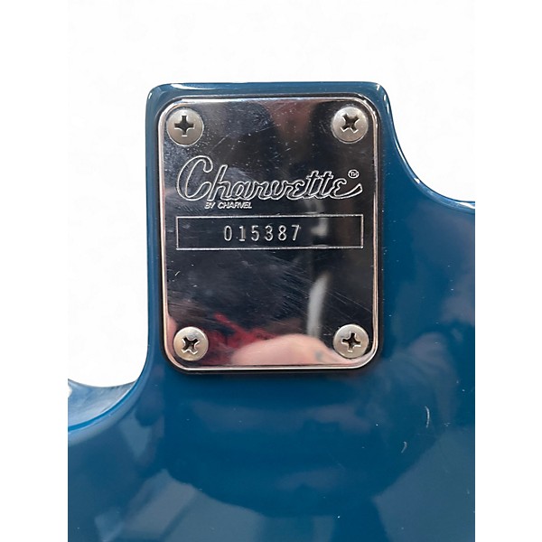 Used Charvette By Charvel MODEL 400 BLUE Electric Bass Guitar