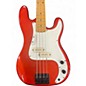 Used Phantom DPBBCARM Trans Crimson Red Electric Bass Guitar