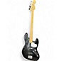 Used 2004 Fender American Standard Jazz Bass Black Electric Bass Guitar thumbnail