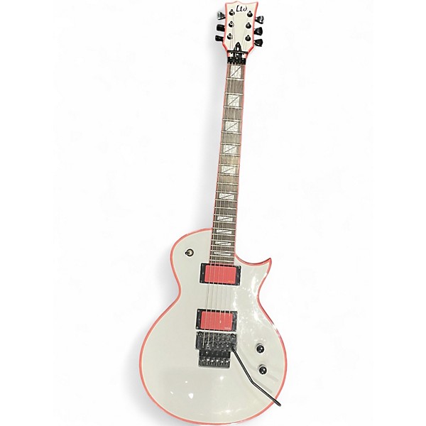 Used ESP LTD GH600 White Solid Body Electric Guitar