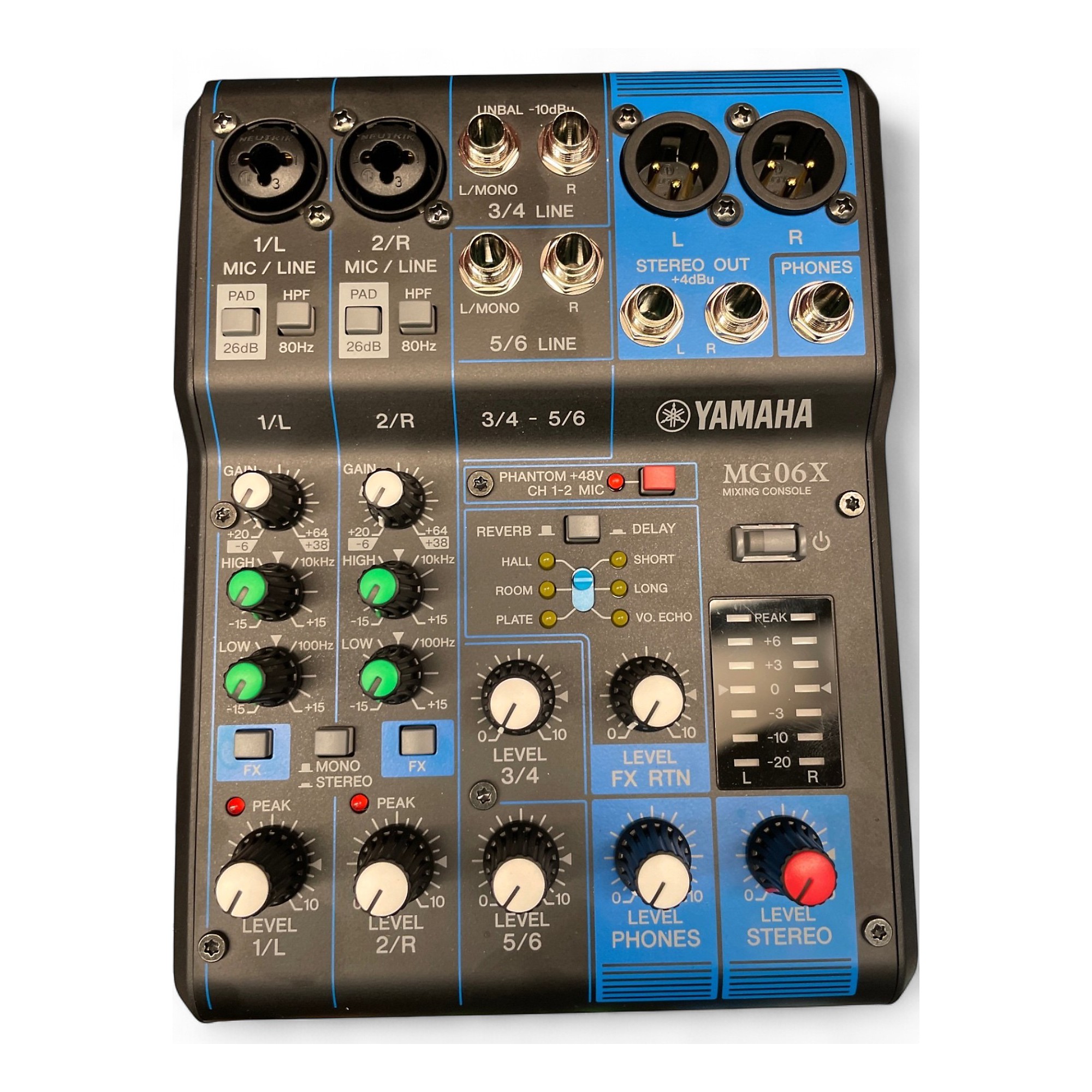 Used Yamaha MG6XU Powered Mixer | Guitar Center