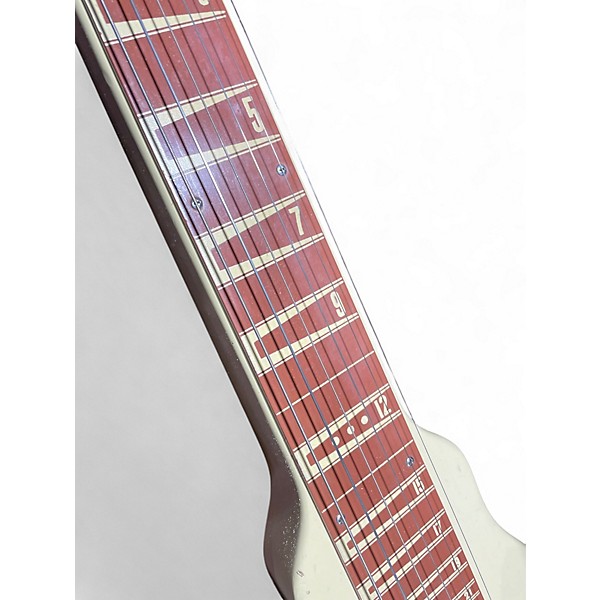 Vintage 1950s Gibson BR-9 WHITE Solid Body Electric Guitar