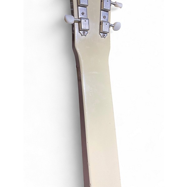 Vintage 1950s Gibson BR-9 WHITE Solid Body Electric Guitar