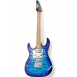 Used Ibanez Gio Ax Left Handed blue Electric Guitar