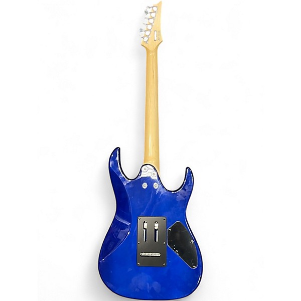 Used Ibanez Gio Ax Left Handed blue Electric Guitar