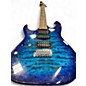 Used Ibanez Gio Ax Left Handed blue Electric Guitar