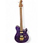 Used Ernie Ball Music Man Limited Edition Axis 30th Anniversary  Translucent Purple Quilt Solid Body Electric Guitar thumbnail
