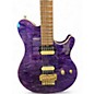 Used Ernie Ball Music Man Limited Edition Axis 30th Anniversary  Translucent Purple Quilt Solid Body Electric Guitar