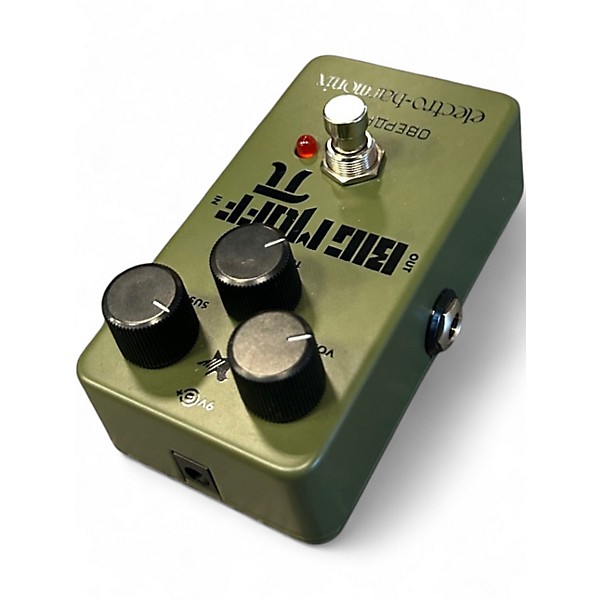 Used Electro-Harmonix Green Russian Big Muff Pi Fuzz Effect Pedal