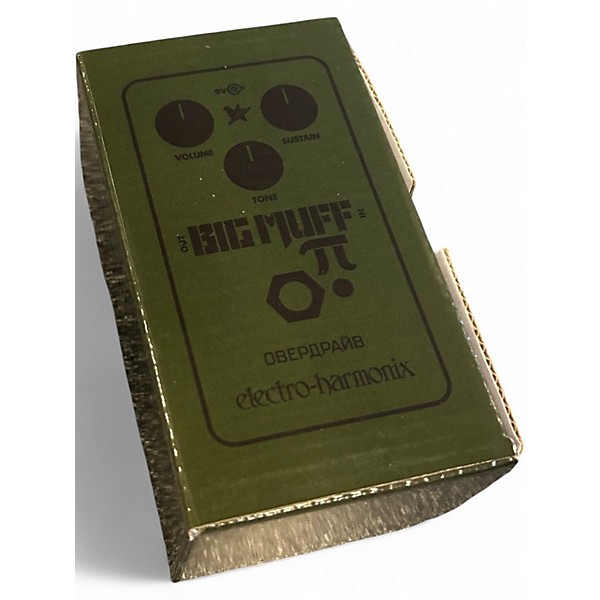 Used Electro-Harmonix Green Russian Big Muff Pi Fuzz Effect Pedal