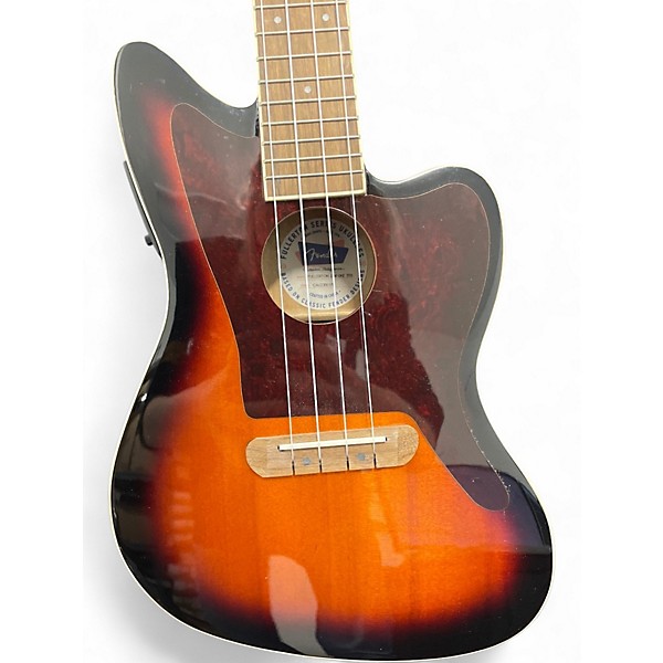 Used Fender Fullerton JZM 3 Tone Sunburst Ukulele