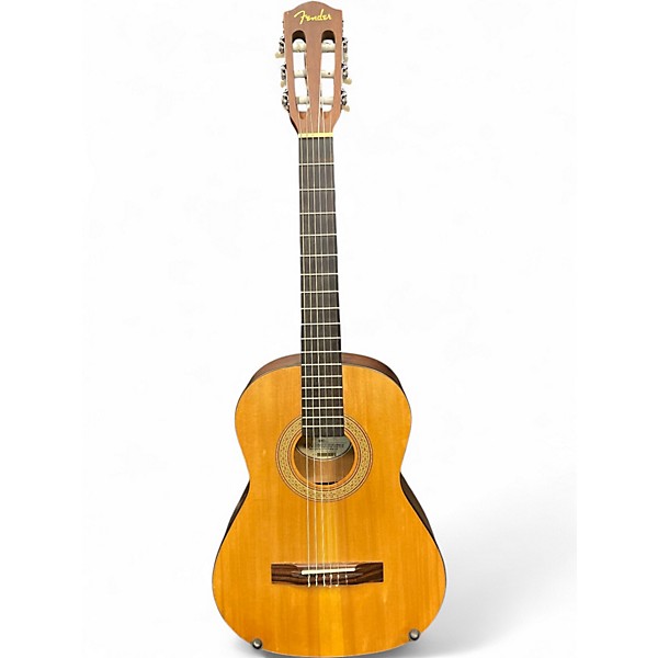 Used Fender MC1 3/4 Size Natural Classical Acoustic Guitar