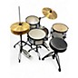 Used Ludwig 4 Piece Questlove's Pocket Kit Silver Drum Kit
