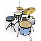 Used Ludwig 4 Piece Questlove's Pocket Kit Silver Drum Kit