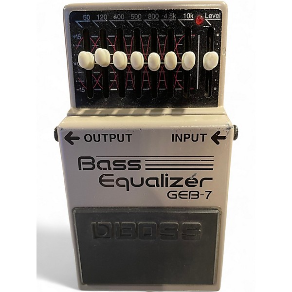 Used BOSS GEB7 7 Band Bass Equalizer Bass Effect Pedal