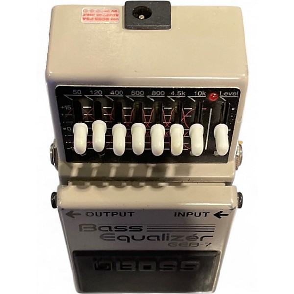 Used BOSS GEB7 7 Band Bass Equalizer Bass Effect Pedal